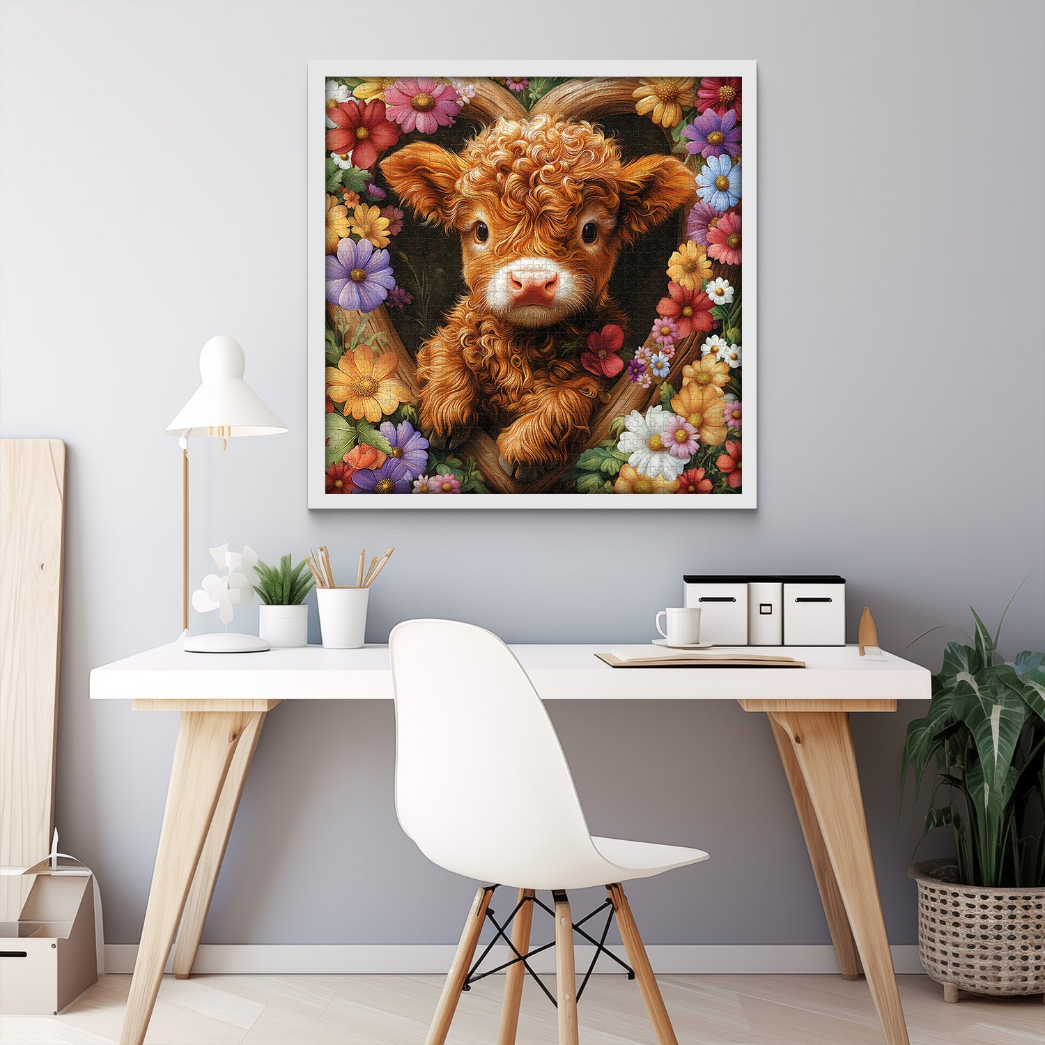 Blossom Calf Jigsaw Puzzles 1000 Pieces