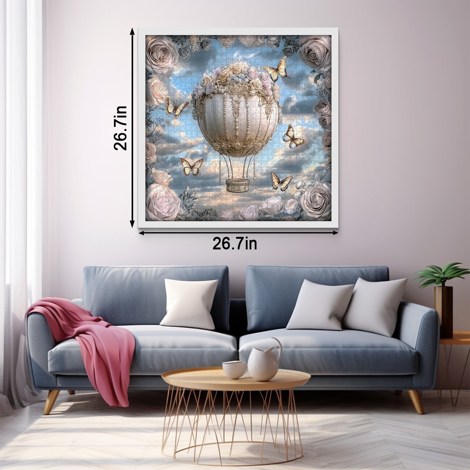 Fantasy-Heißluftballon-Puzzle, 1000 Teile