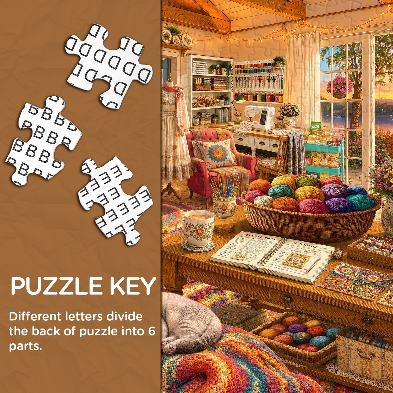 The Weaving Cottage Jigsaw Puzzle 1000 Piece