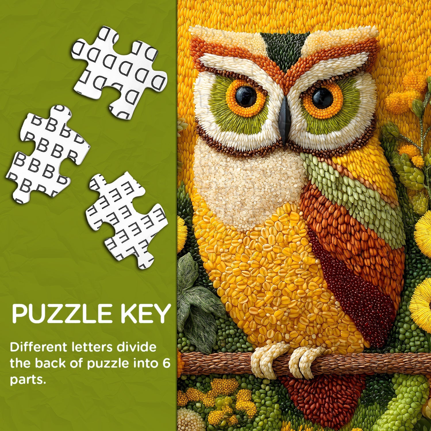 Grain Owl Puzzle 1000 pièces