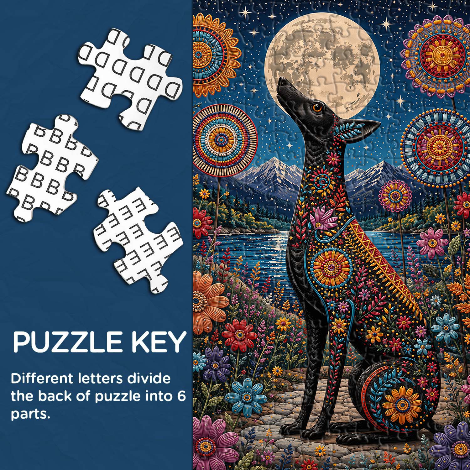 Moon Hound Jigsaw Puzzle 1000 Piece