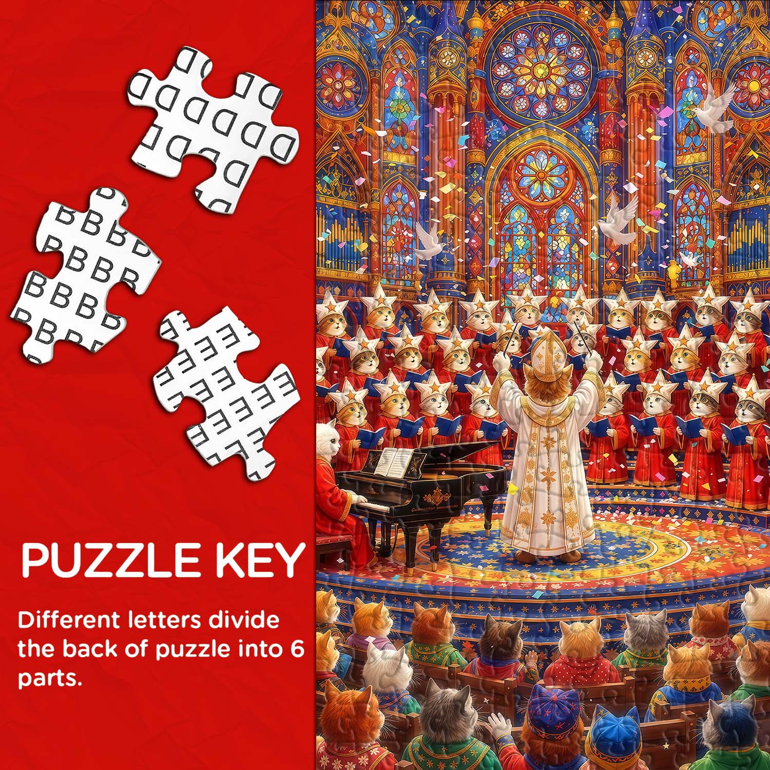 Purr-fect Harmony Jigsaw Puzzle 1000 Piece