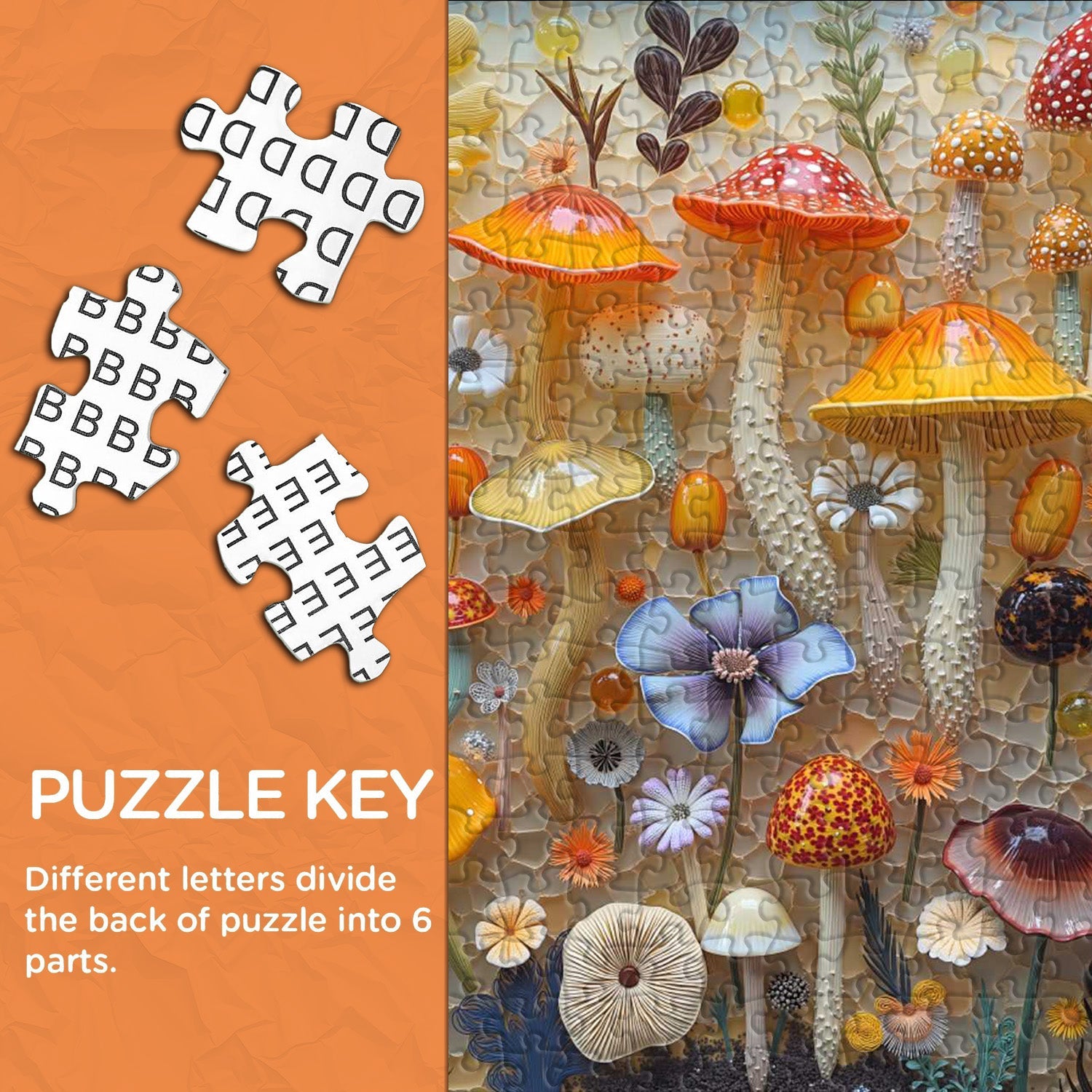 Colorful Fungi Jigsaw Puzzle 1000 Pieces