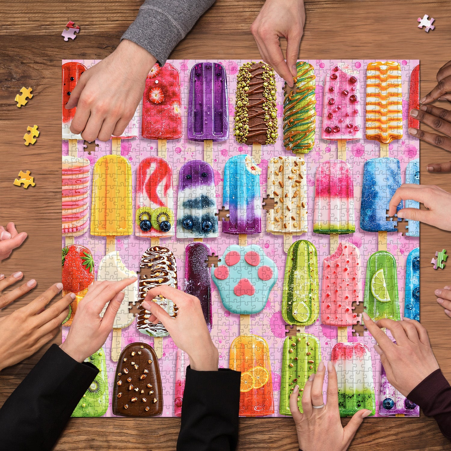 Popsicle Garden Jigsaw Puzzle 1000 Pieces