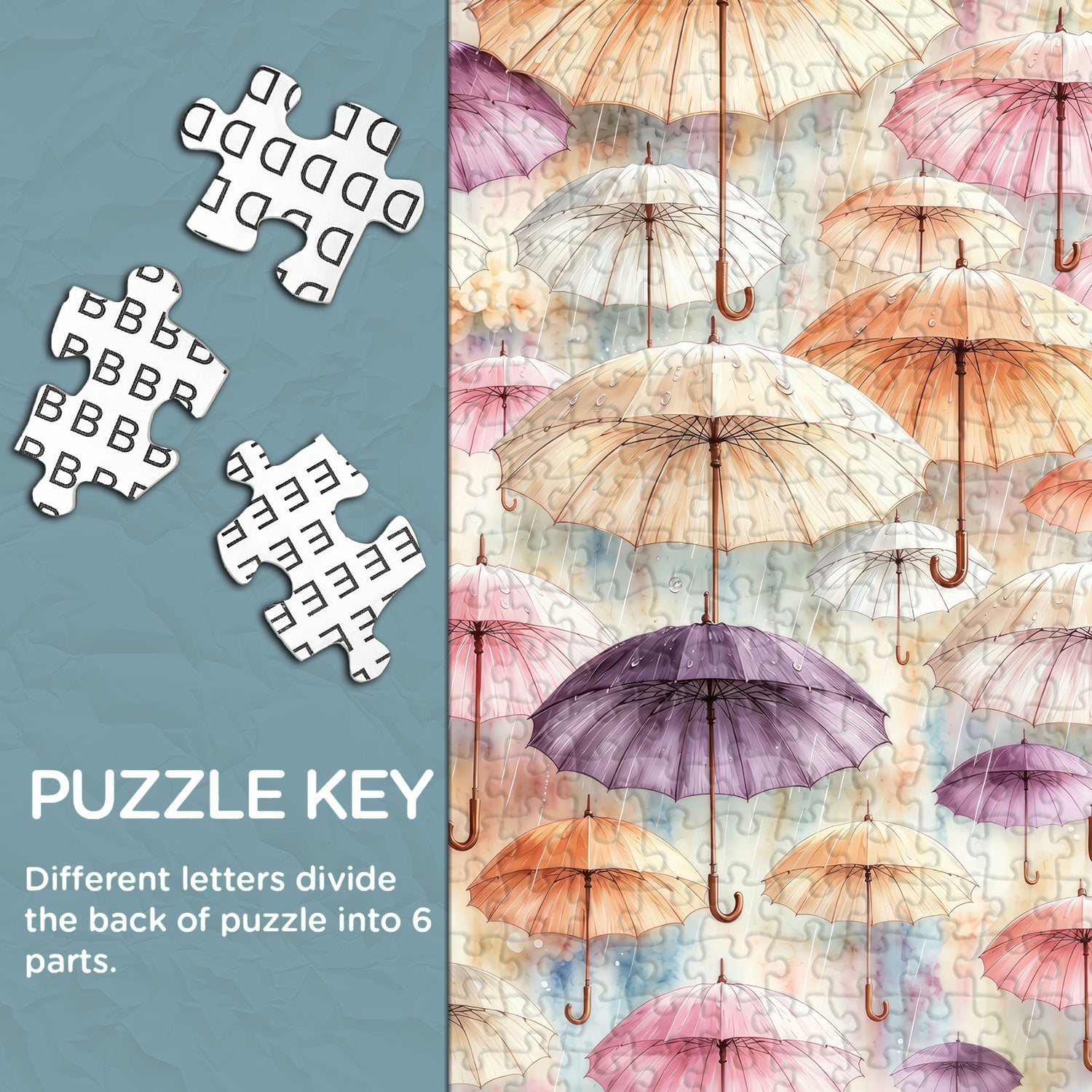 Rainy Pastels Jigsaw Puzzle 1000 Piece