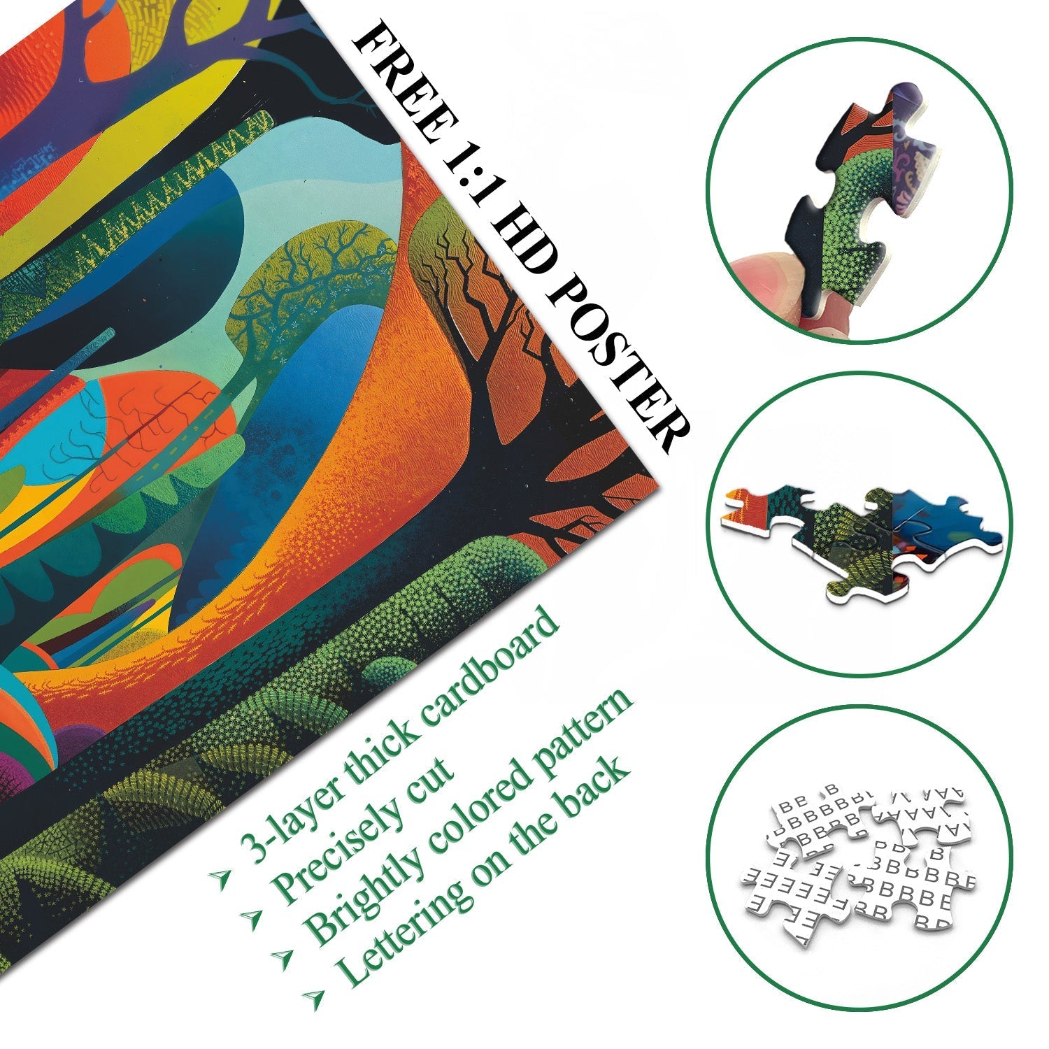 Silent Woods Jigsaw Puzzle 1000 Pieces