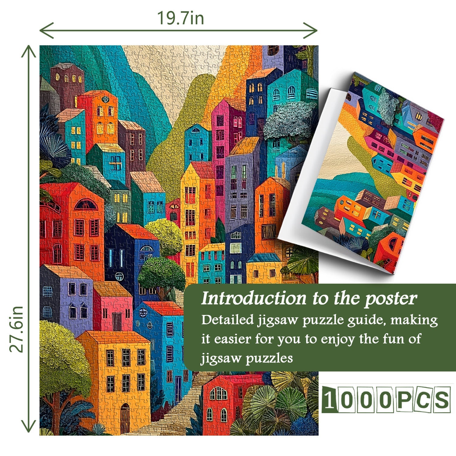 Mountain Palette Jigsaw Puzzle 1000 Pieces