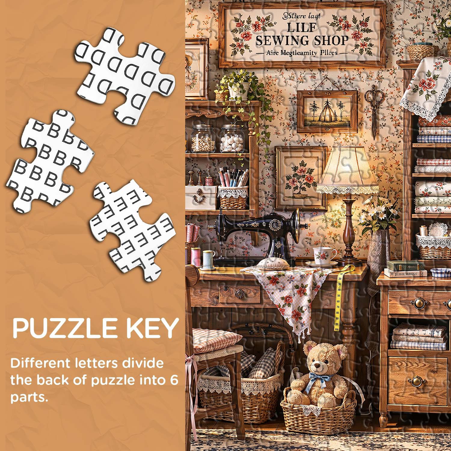 Sewing Nook Jigsaw  Puzzle 1000 Piece