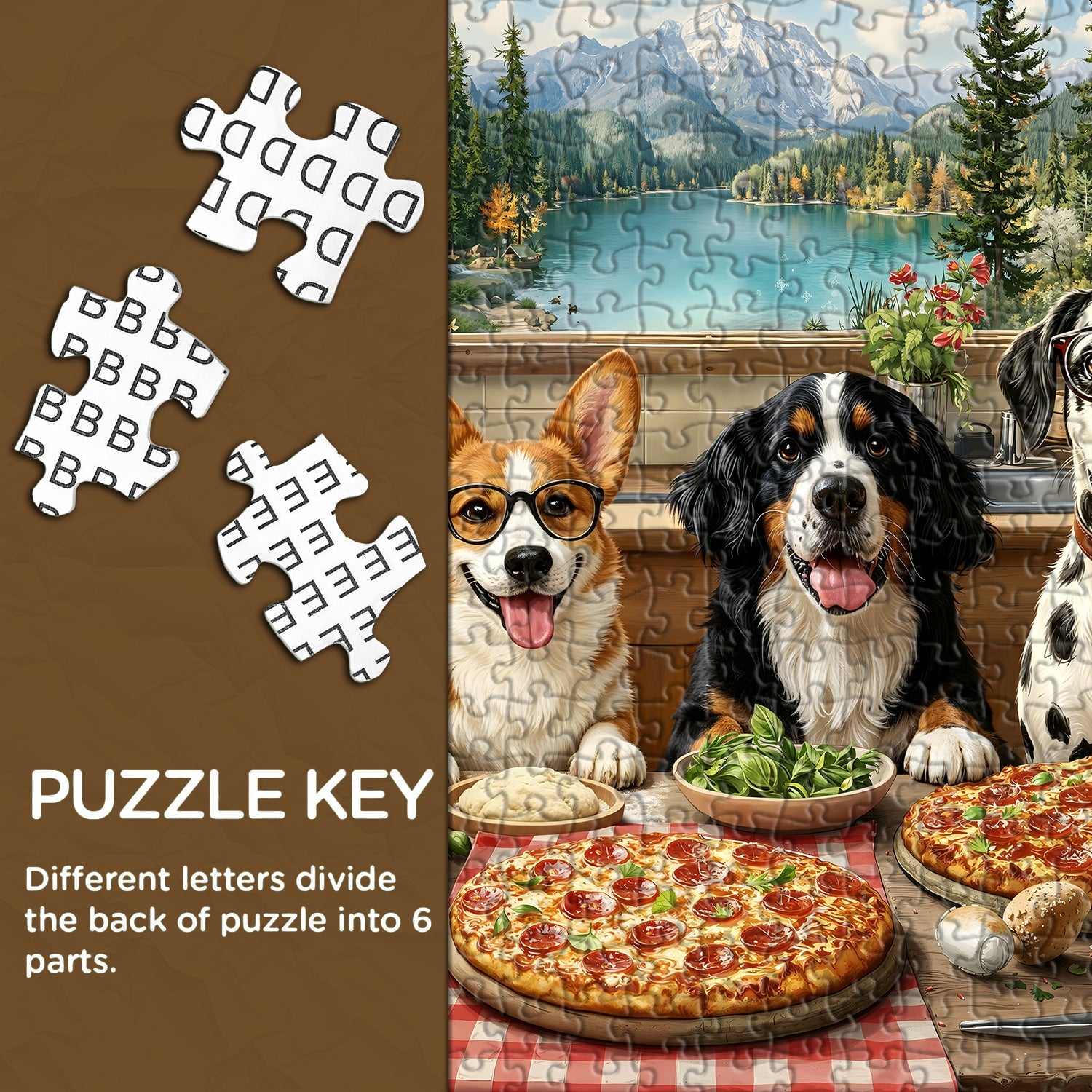Lakeside Pizza Crew Jigsaw Puzzle 1000 Piece