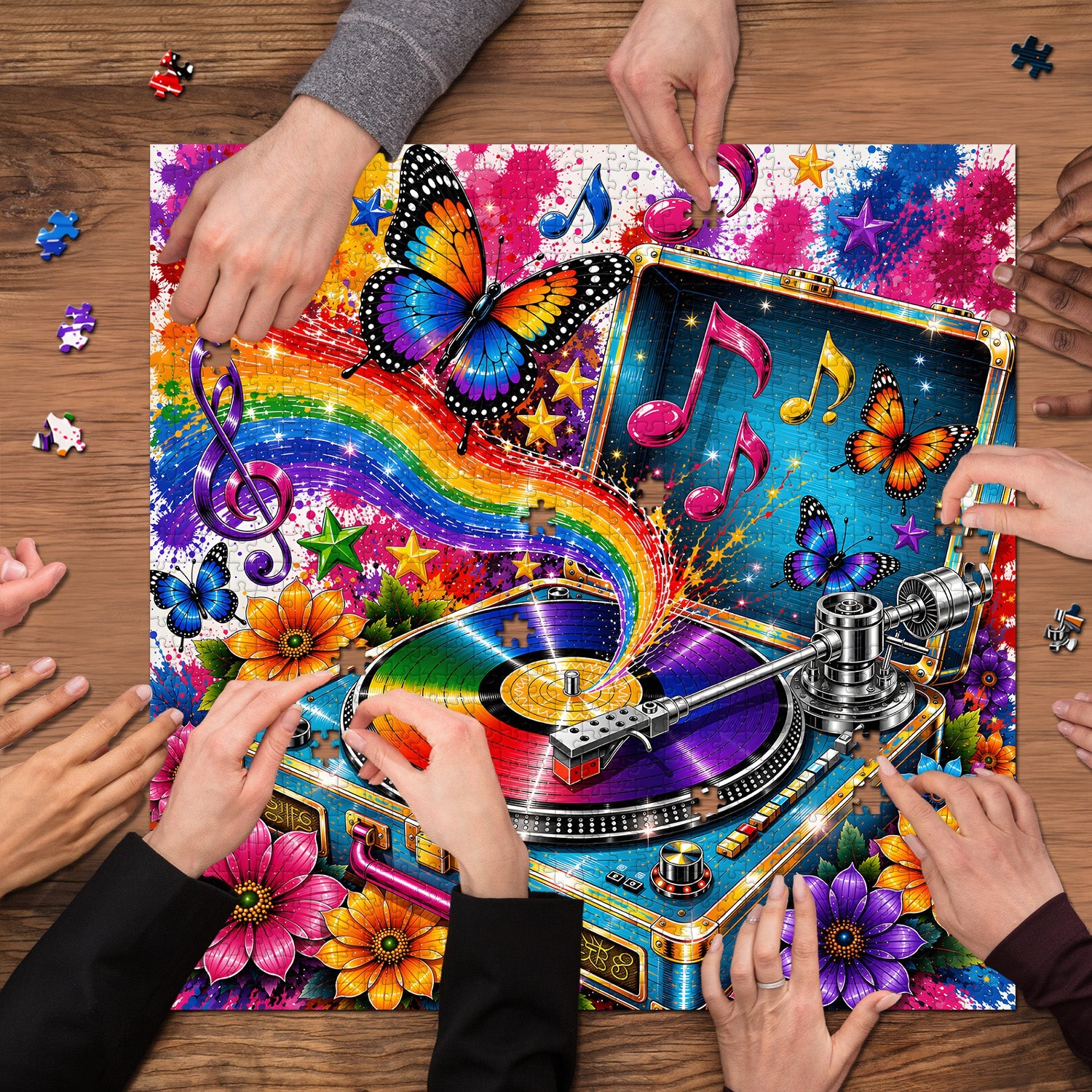 Rainbow Melody Jigsaw Puzzle 1000 Piece