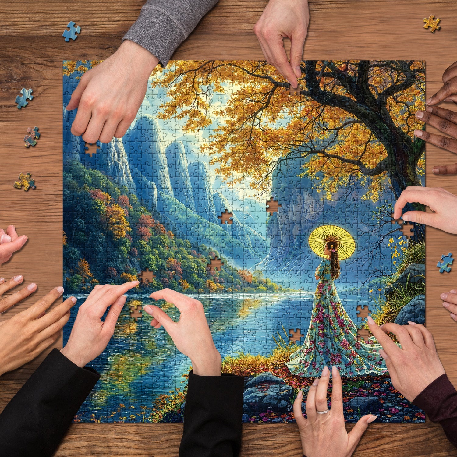 Lake Reflections Jigsaw Puzzle 1000 Pieces