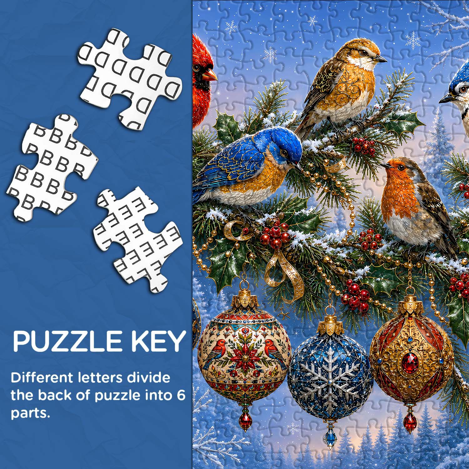 Christmas Sparrow Song Jigsaw Puzzle 1000 Pieces