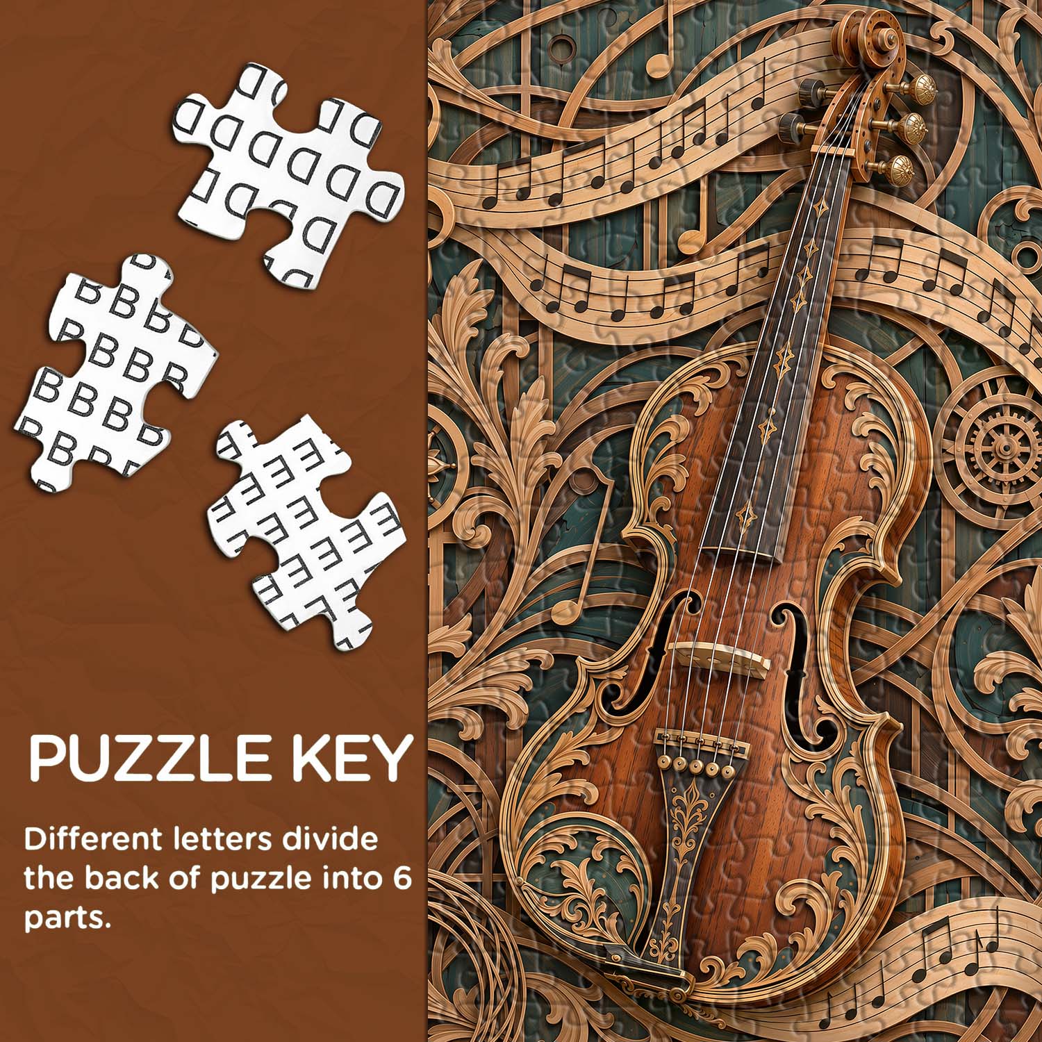 Carved Melody Jigsaw  Puzzle 1000 Piece