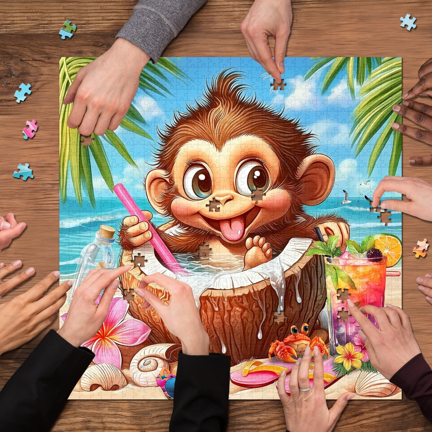 Puzzle de 1000 pièces Rêve de l’île des Singes