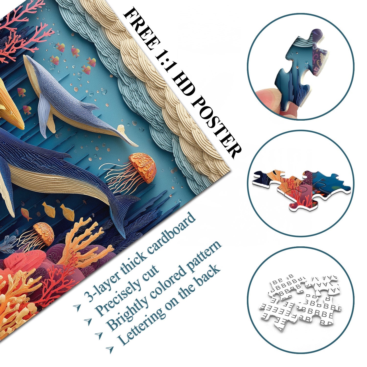 The Layered Sea Jigsaw Puzzle 1000 Pieces