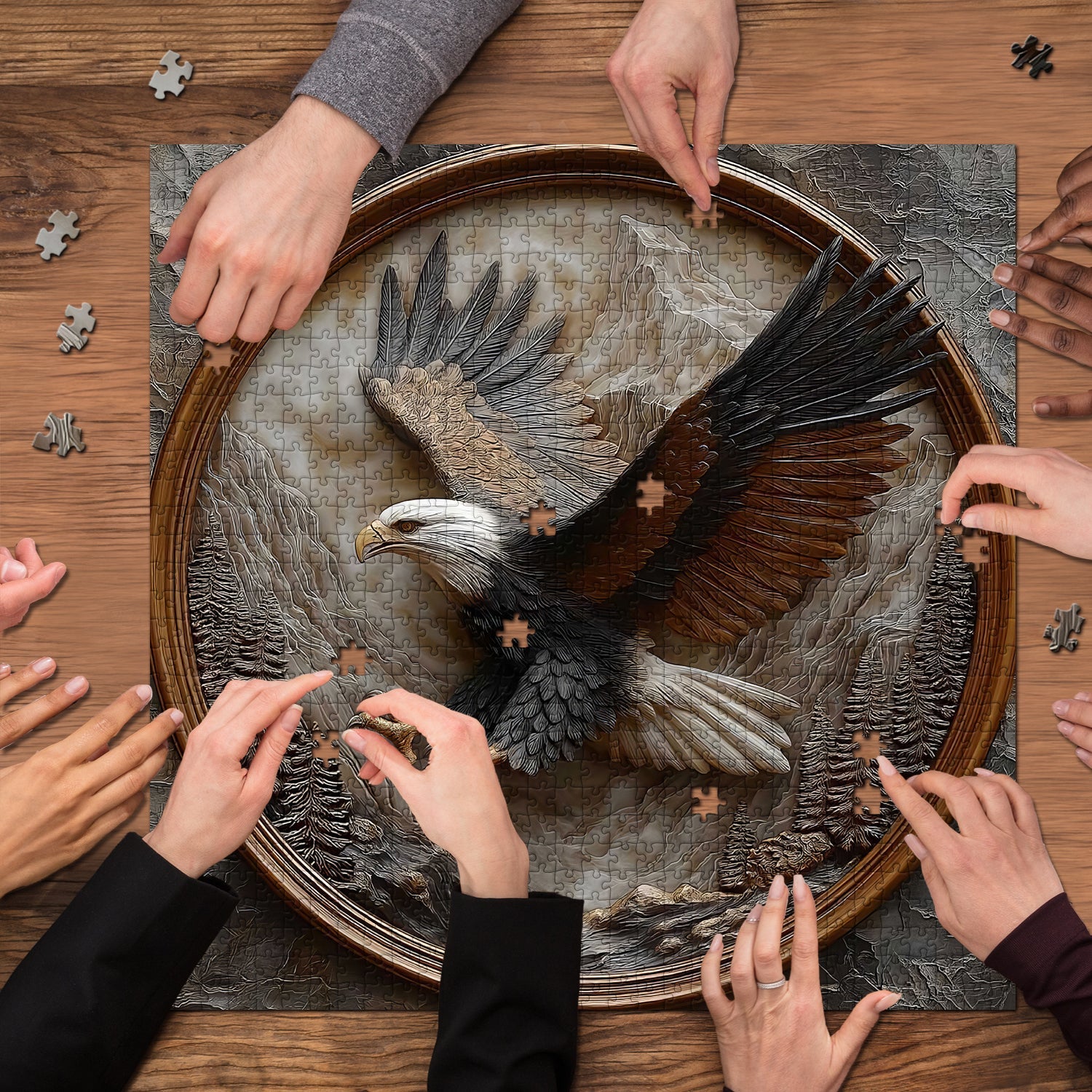 Aureate Eagle Jigsaw Puzzle 1000 Pieces