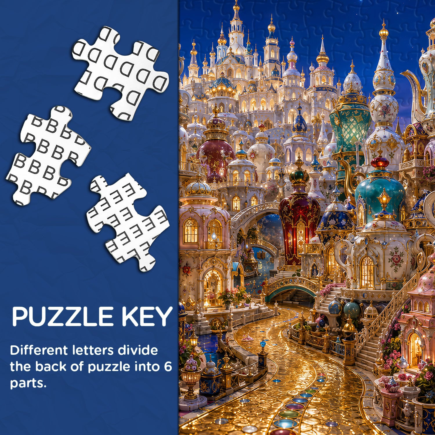 Porcelain Fantasy City Jigsaw Puzzle 1000 Piece