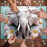 Graceful Elephant Jigsaw Puzzle 1000 Pieces