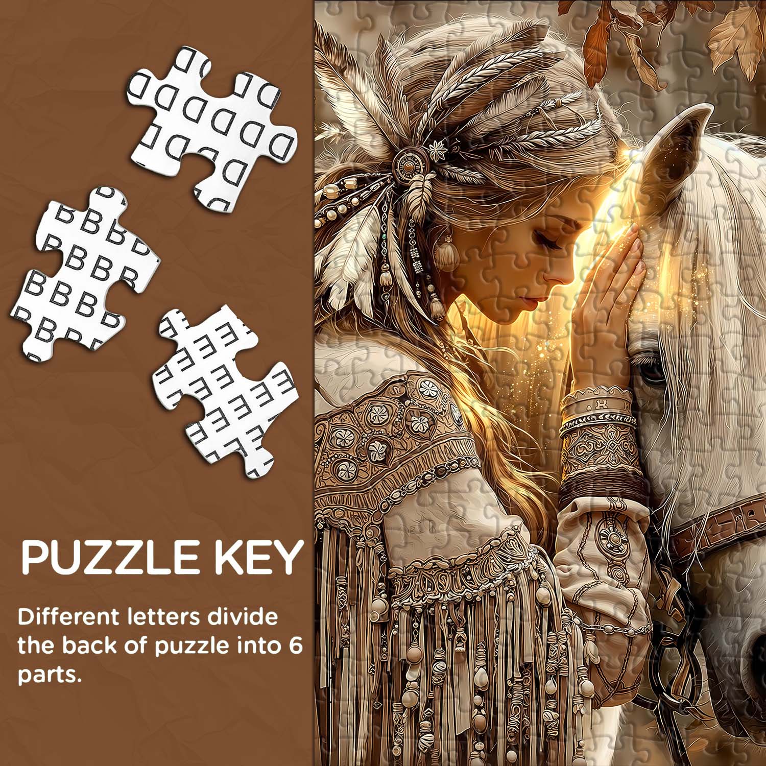 Maiden’s White Horse Jigsaw Puzzle 1000 Pieces