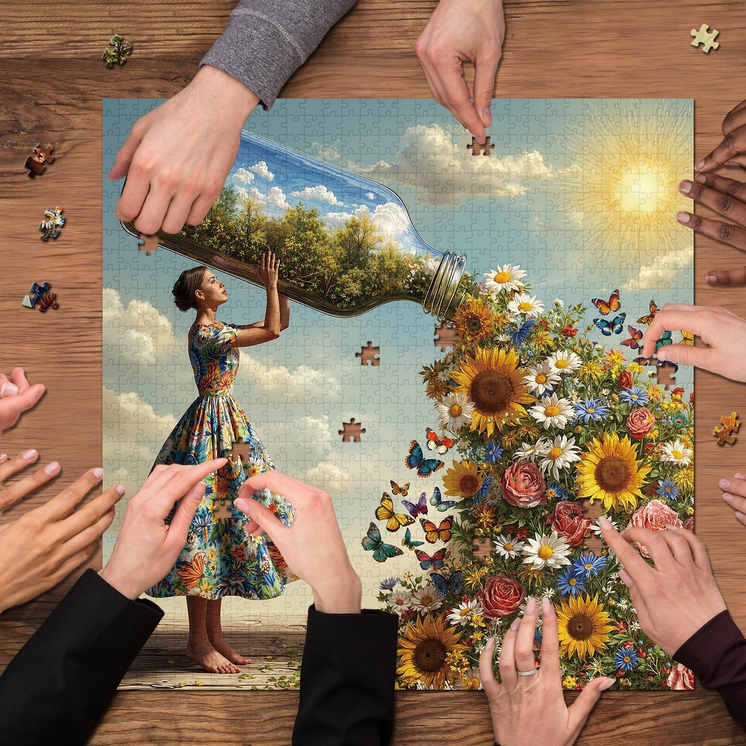 Puzzle 1000 Pièces Spring Jar