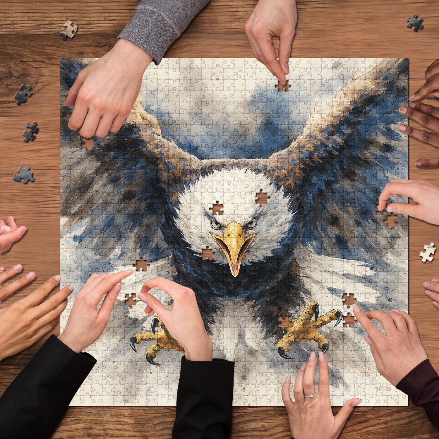 Puzzle 1000 Pièces Ink Eagle