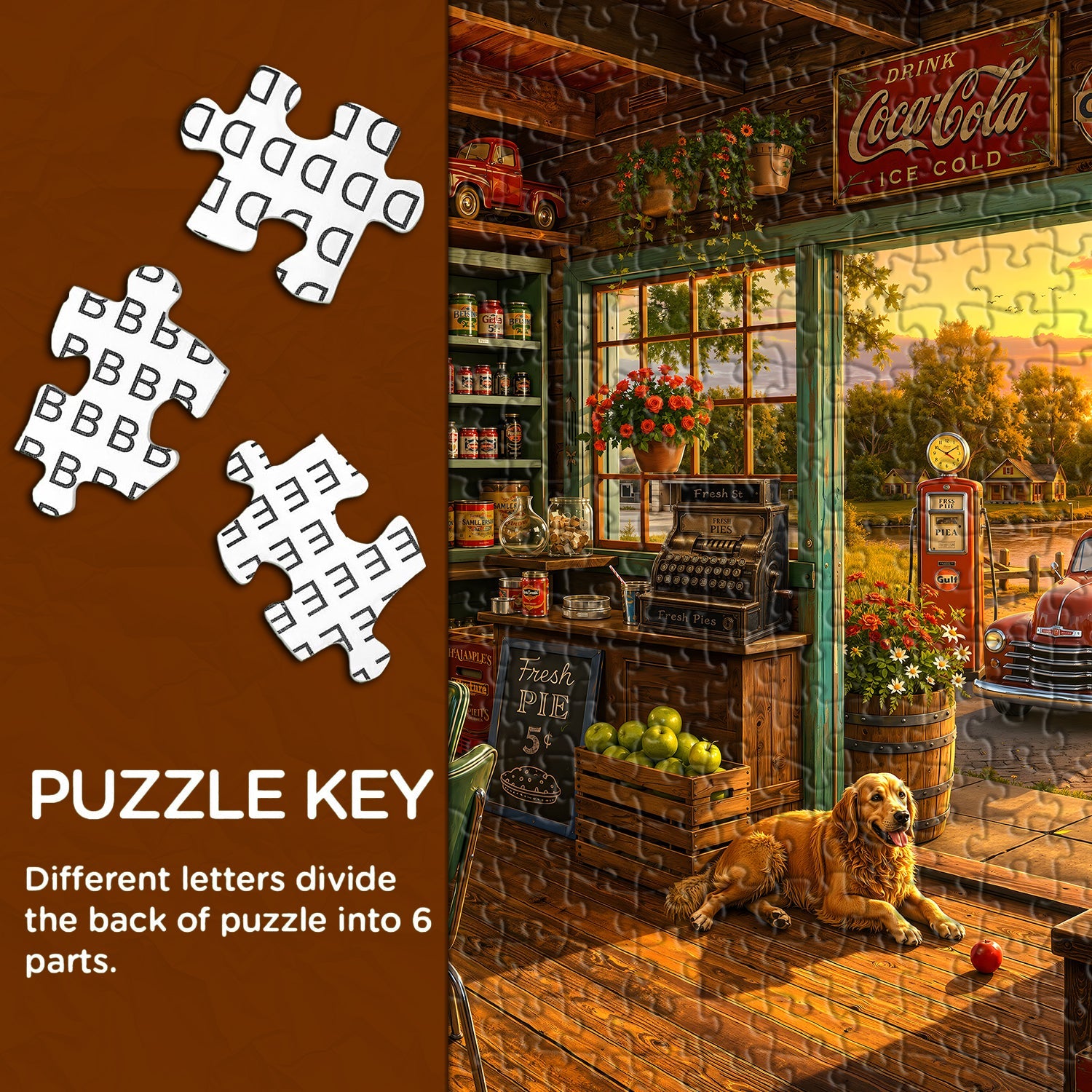 Sunset General Store Jigsaw Puzzle 1000 Piece