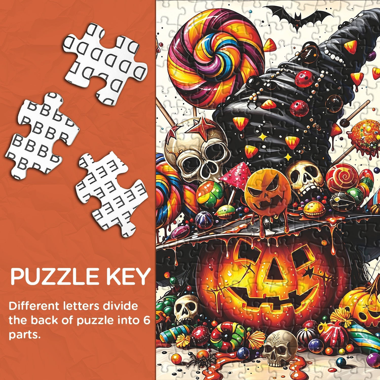 Candy Pumpkin Party Jigsaw Puzzle 1000 Pieces