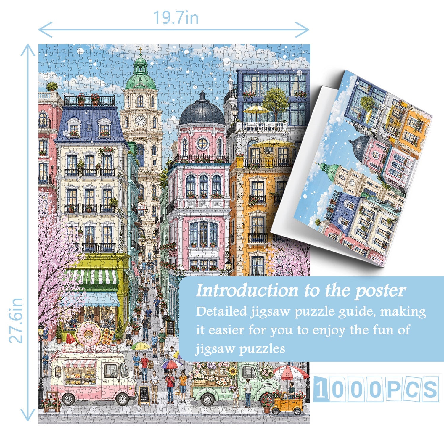 Cherry Town Jigsaw Puzzle 1000 Pieces