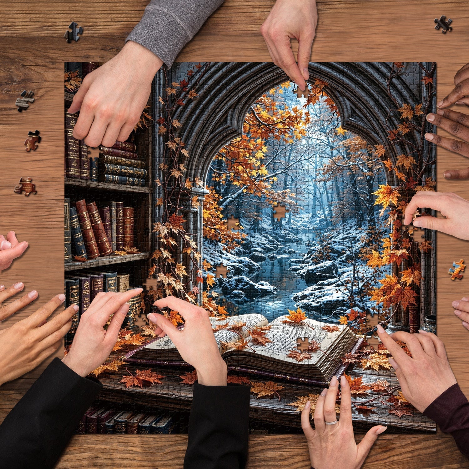 Puzzle 1000 pièces Pages enchantées