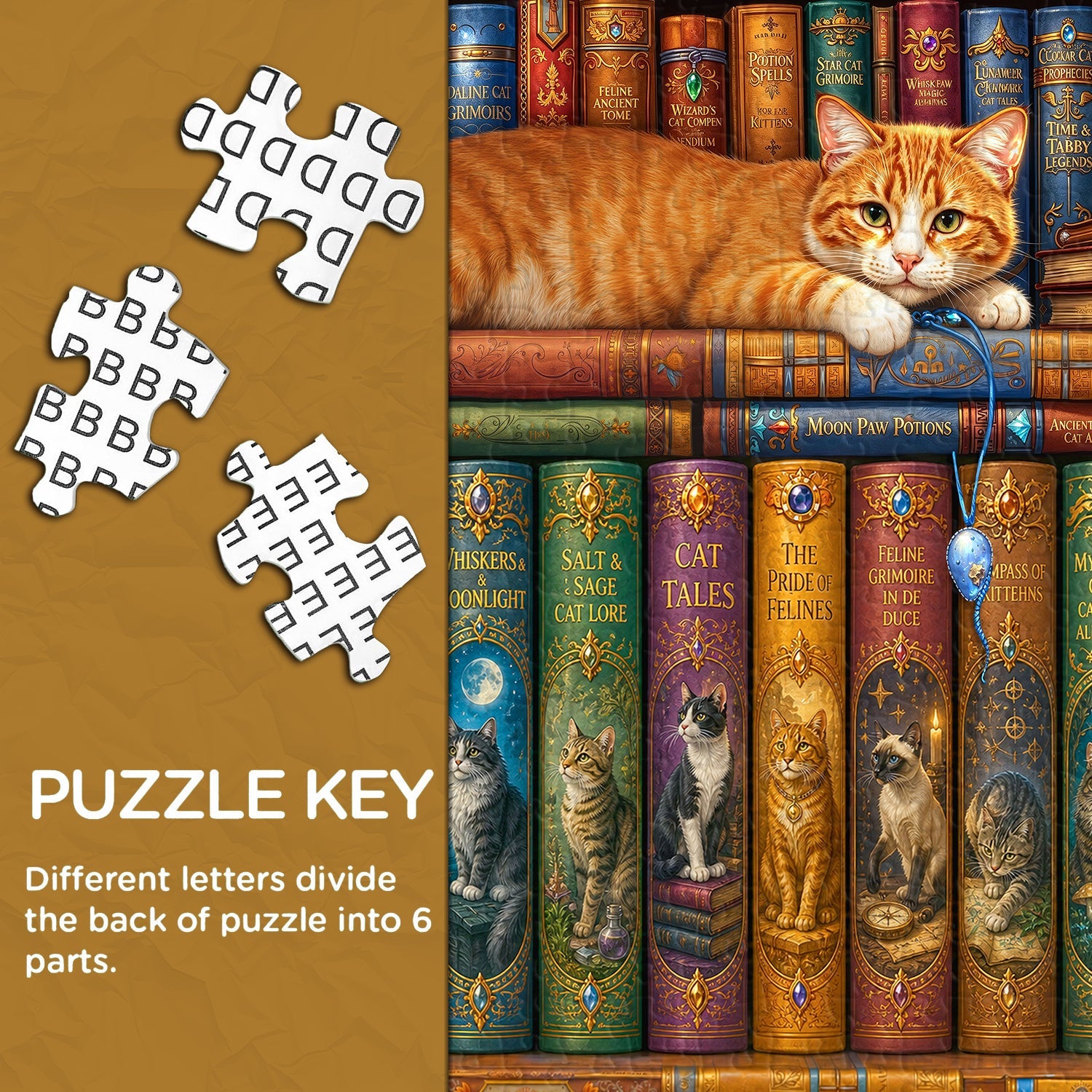 Magic Cat Lore  Jigsaw Puzzle 1000 Piece