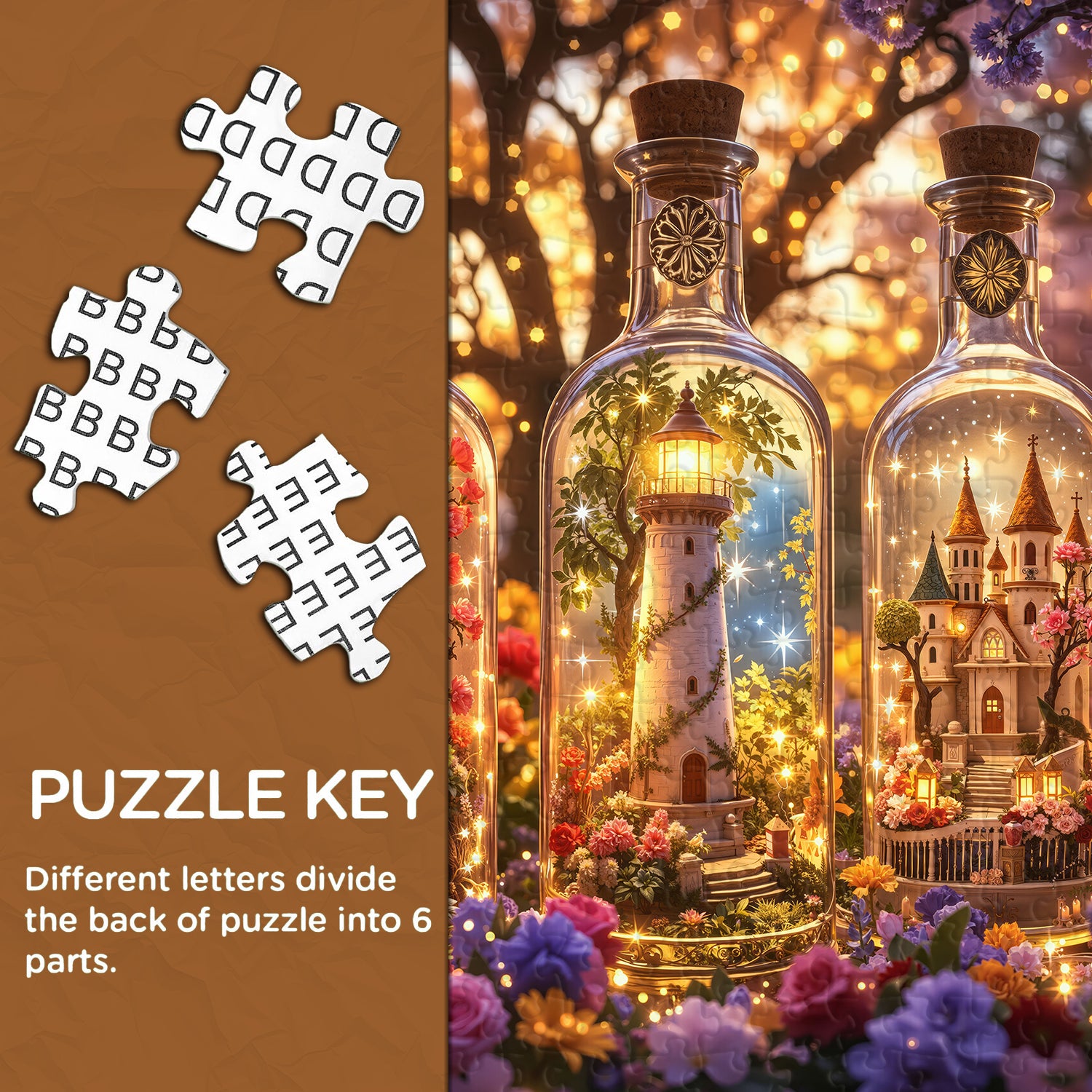 Enchanted Jars of Light Jigsaw Puzzle 1000 Pieces