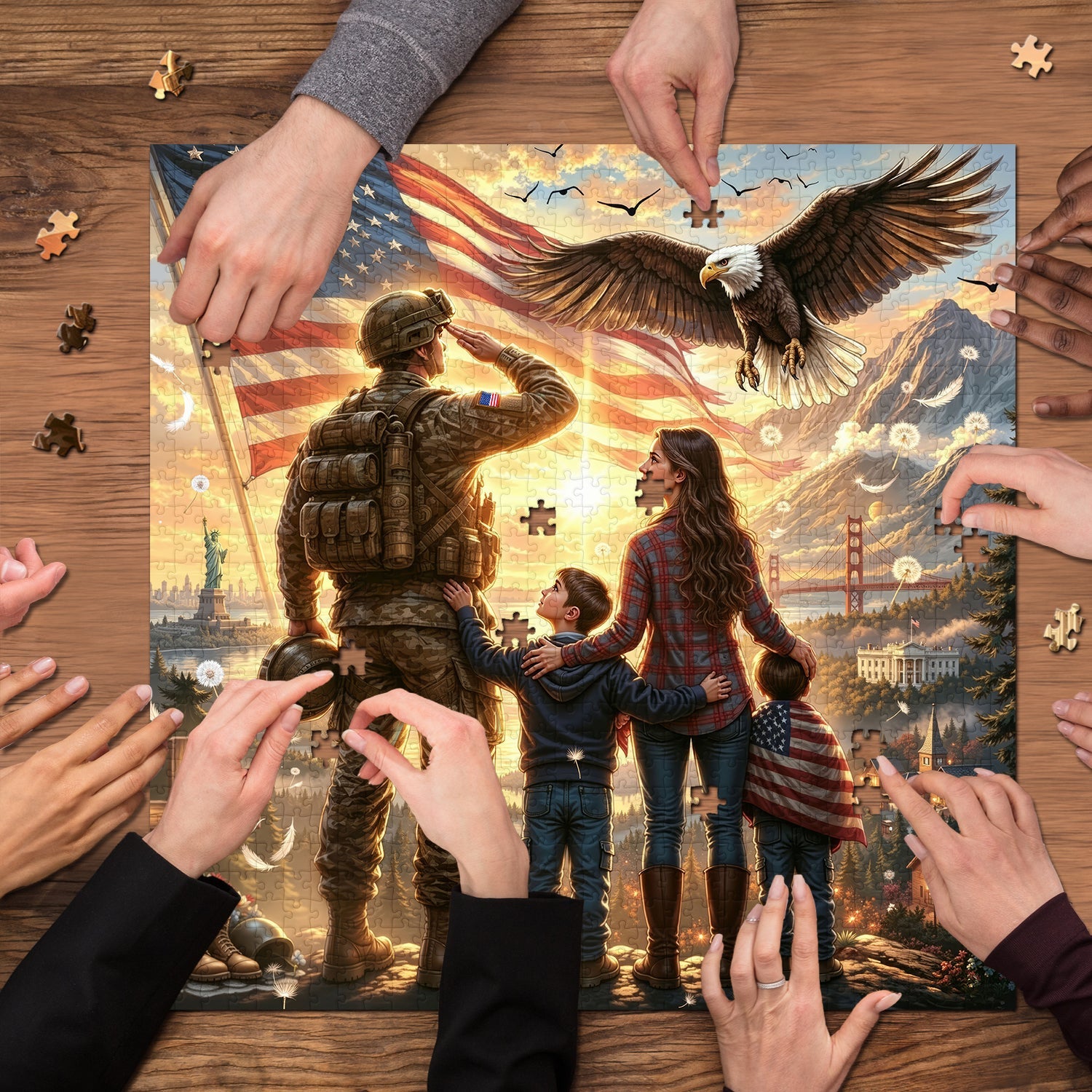 Home and Honor Jigsaw Puzzle 1000 Piece