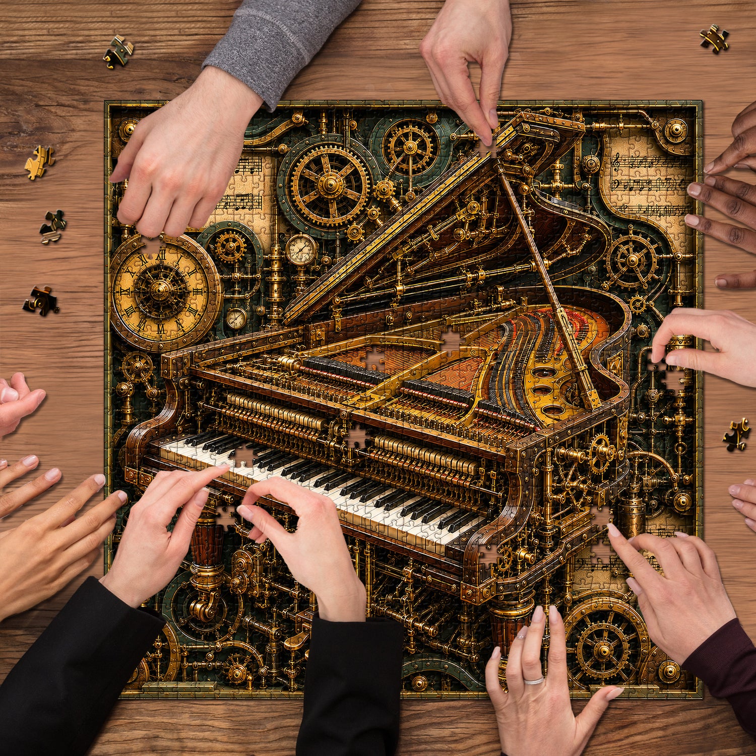Clockwork Piano Jigsaw Puzzle 1000 Pieces