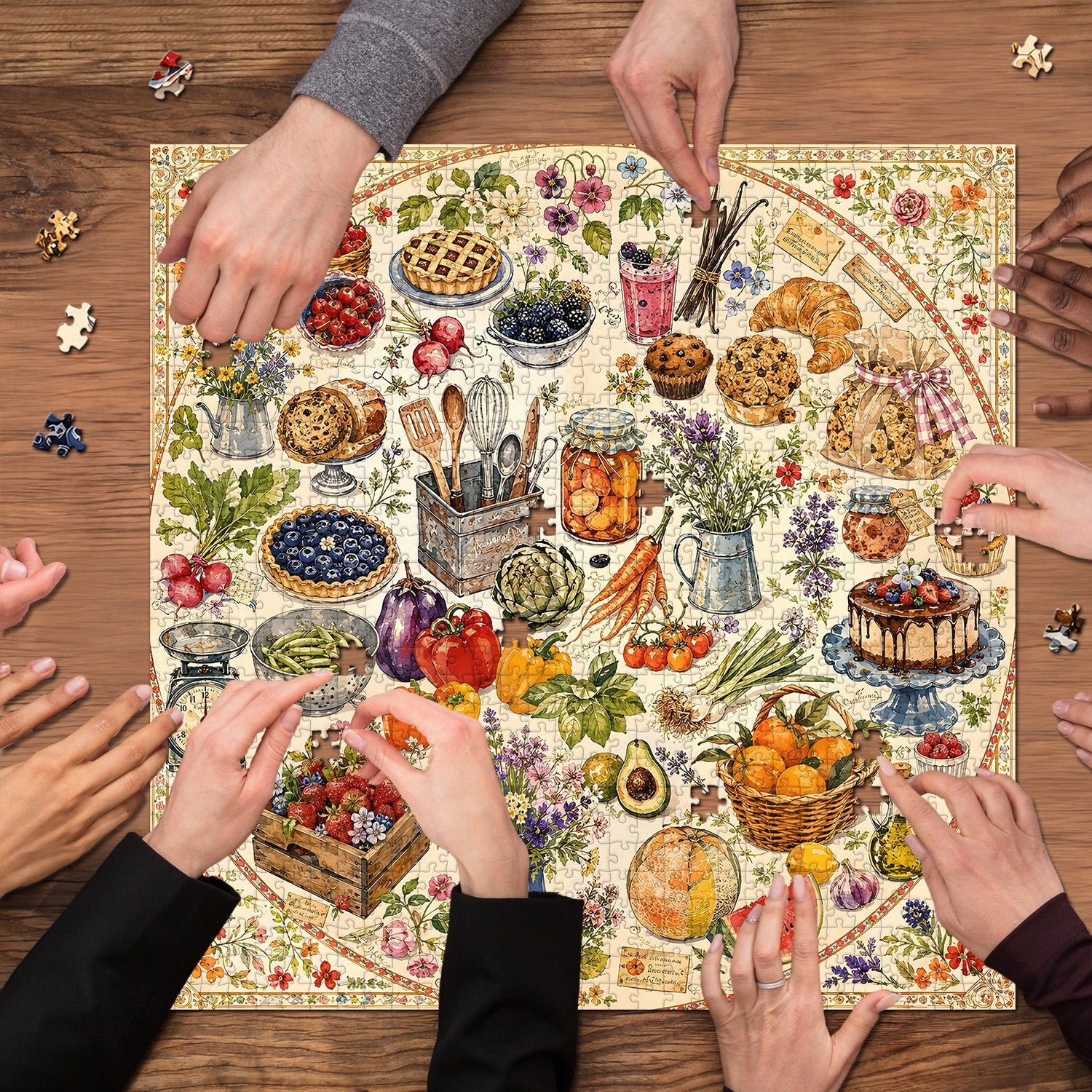 Bounty and Bloom Jigsaw Puzzle 1000 Piece