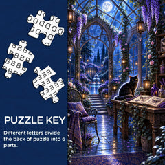 Gothic Glass Greenhouse Jigsaw Puzzle 1000 Pieces