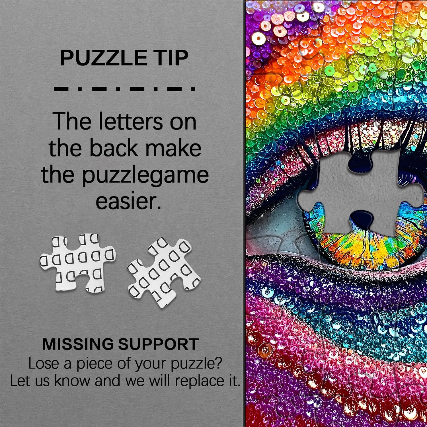 Rainbow Eye Jigsaw Puzzle 1000 Pieces