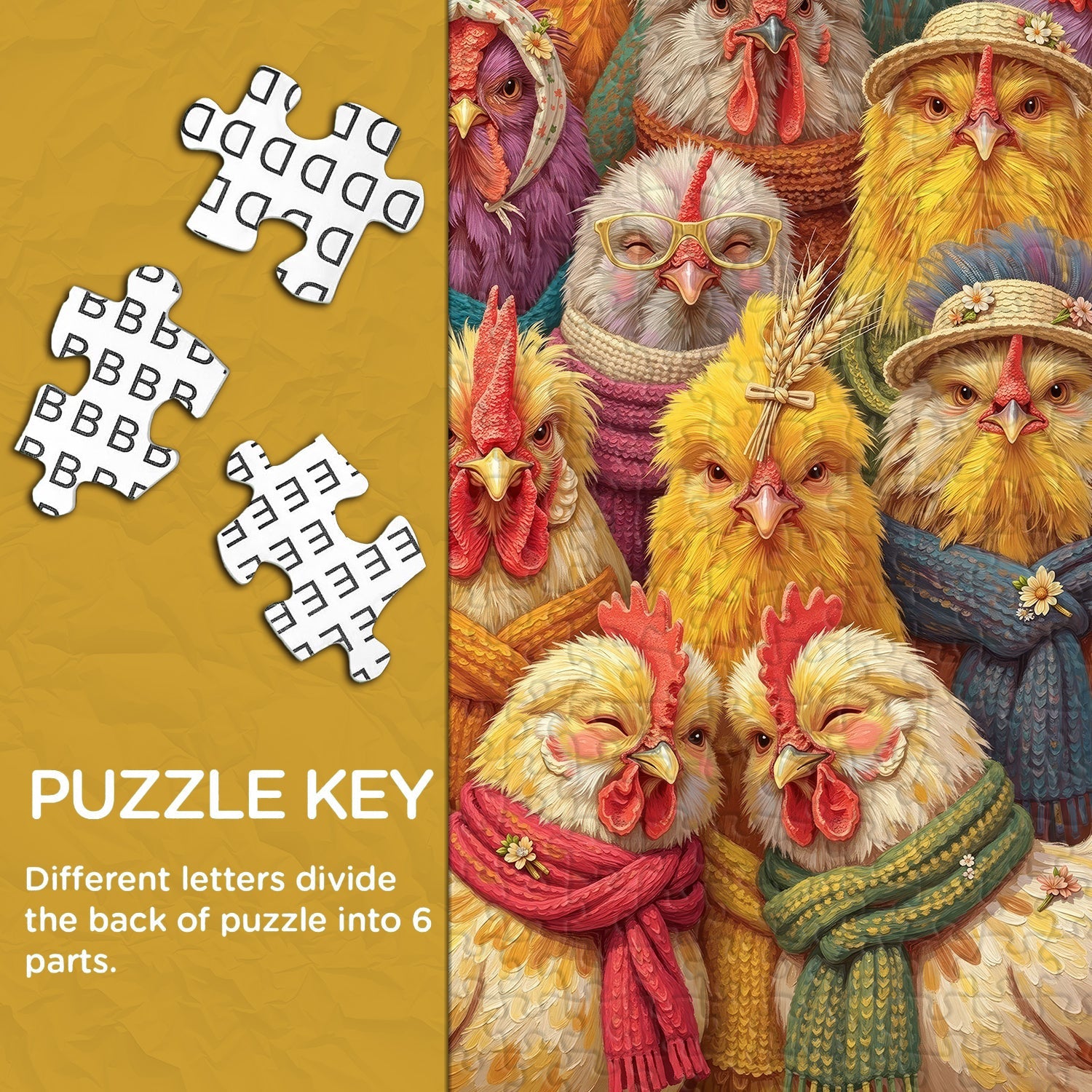 The Clucky Family  Jigsaw Puzzle 1000 Piece