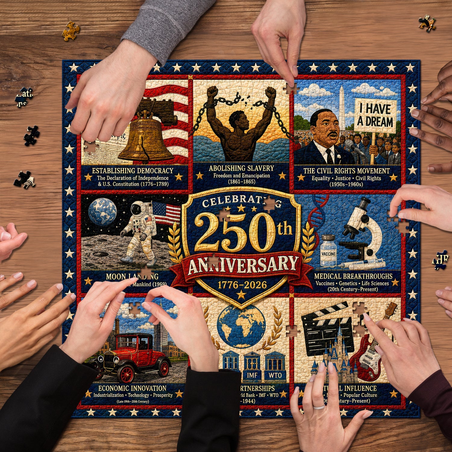 Great Moments of America Jigsaw Puzzle 1000 Pieces