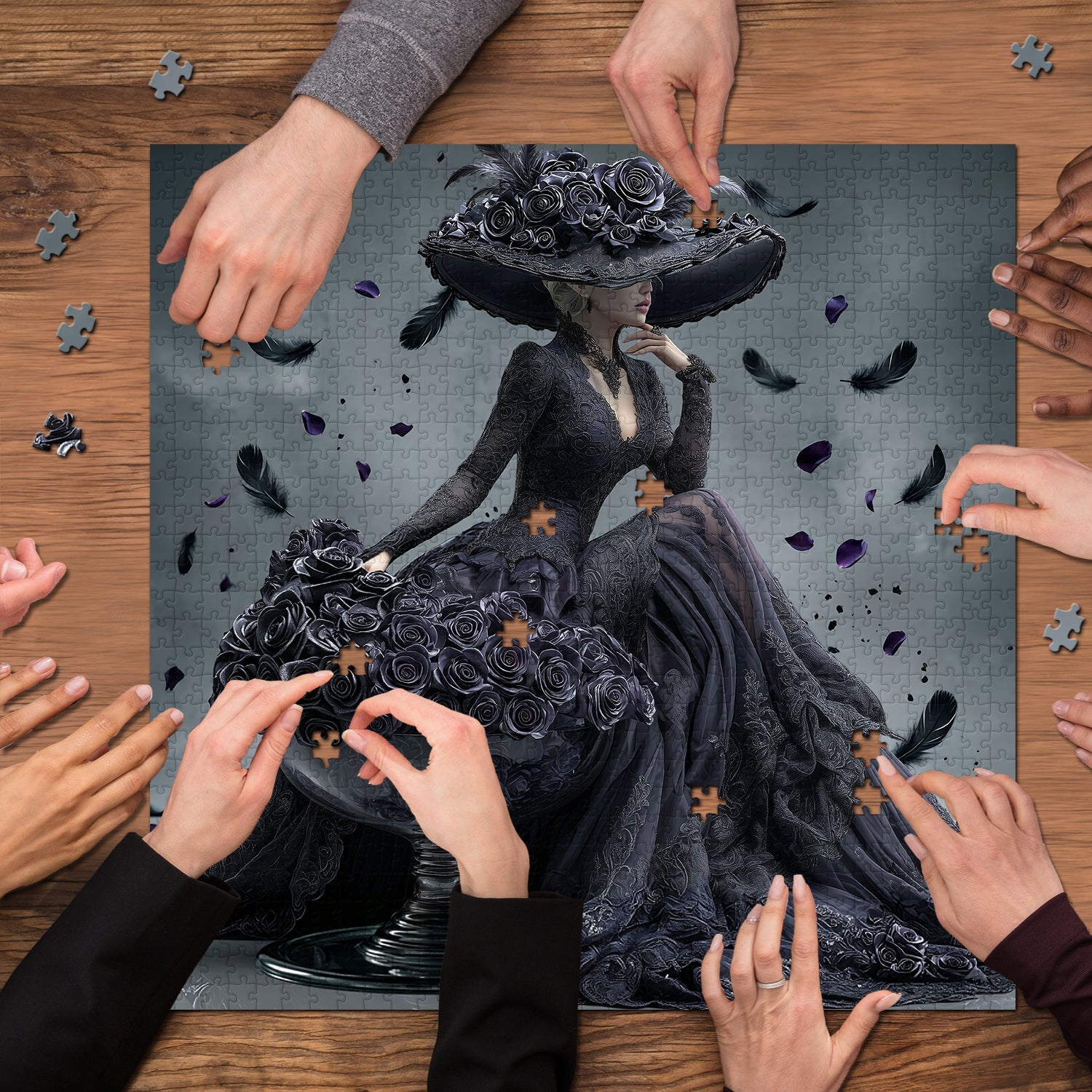 Lady of Shadows Jigsaw Puzzle 1000 Pieces
