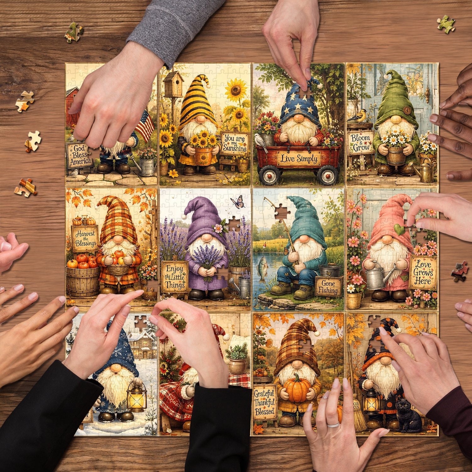 Gnome Tales Jigsaw Puzzle 1000 Piece
