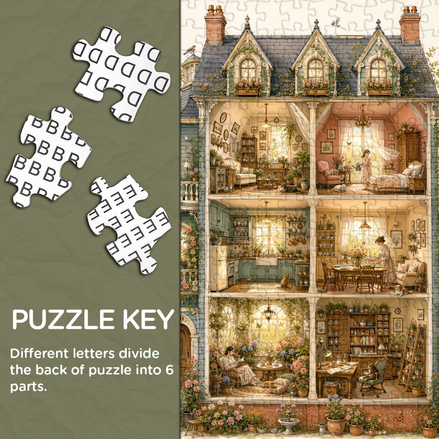 Life In Every Room Jigsaw Puzzle 1000 Piece