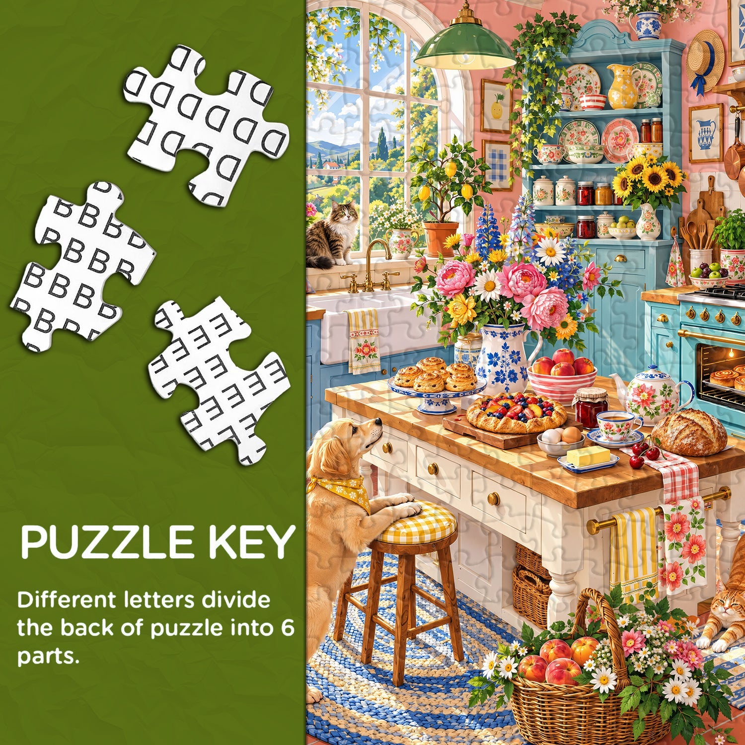 Spring Kitchen Jigsaw Puzzle 1000 Pieces