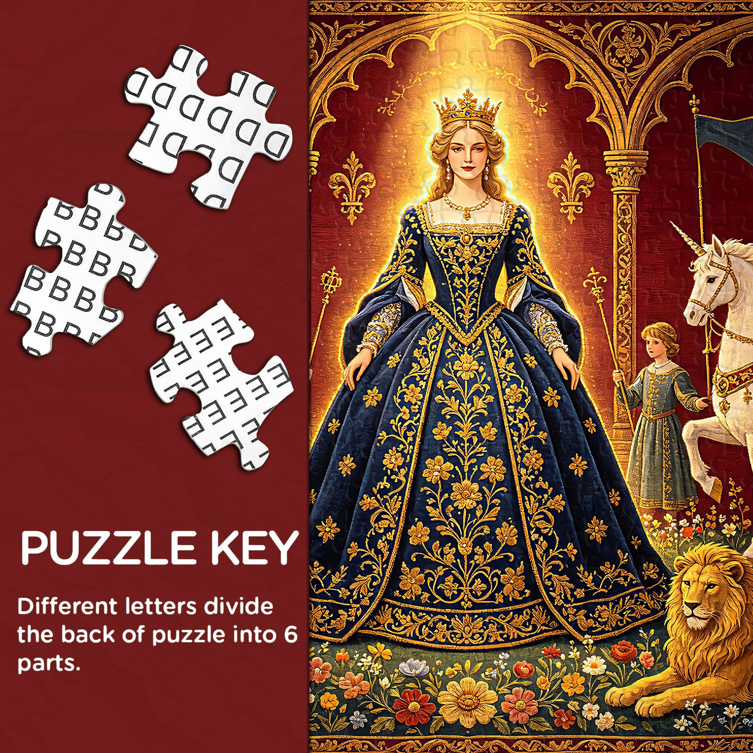 Royal Medieval Radiance Jigsaw Puzzle 1000 Piece