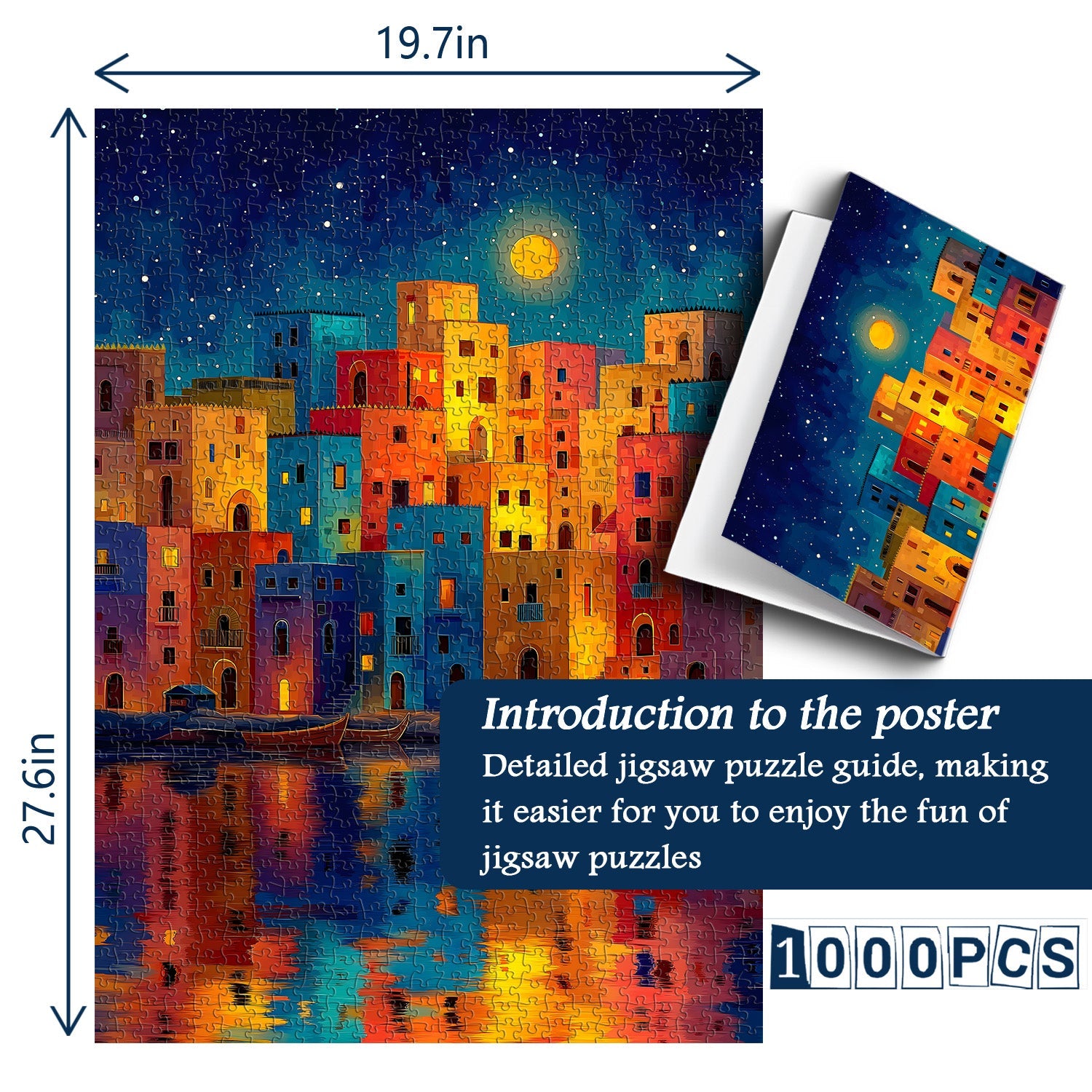 Starry Harbor Jigsaw Puzzle 1000 Pieces