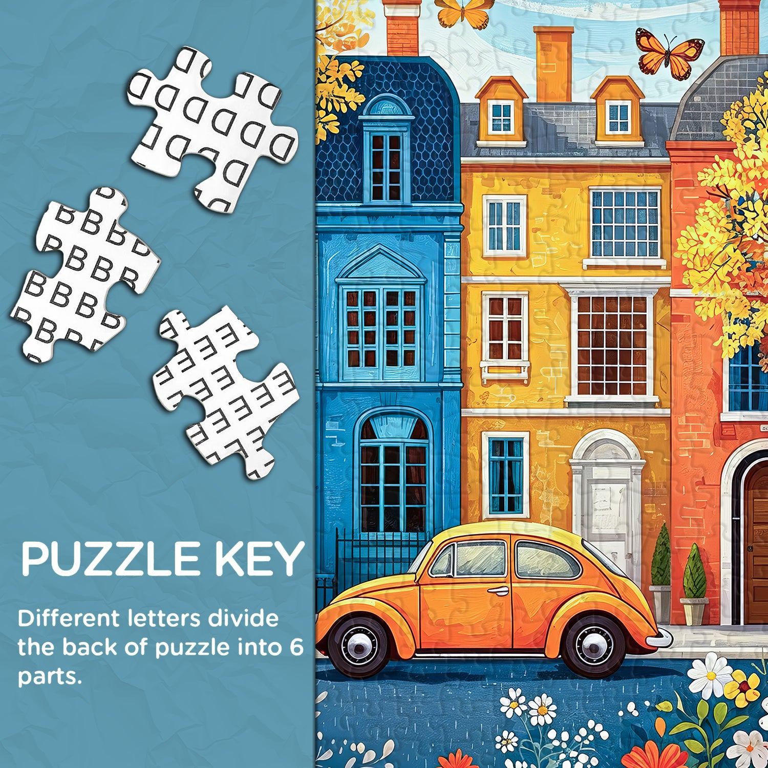 Puzzle de 1000 pièces Coin de rue Happiness