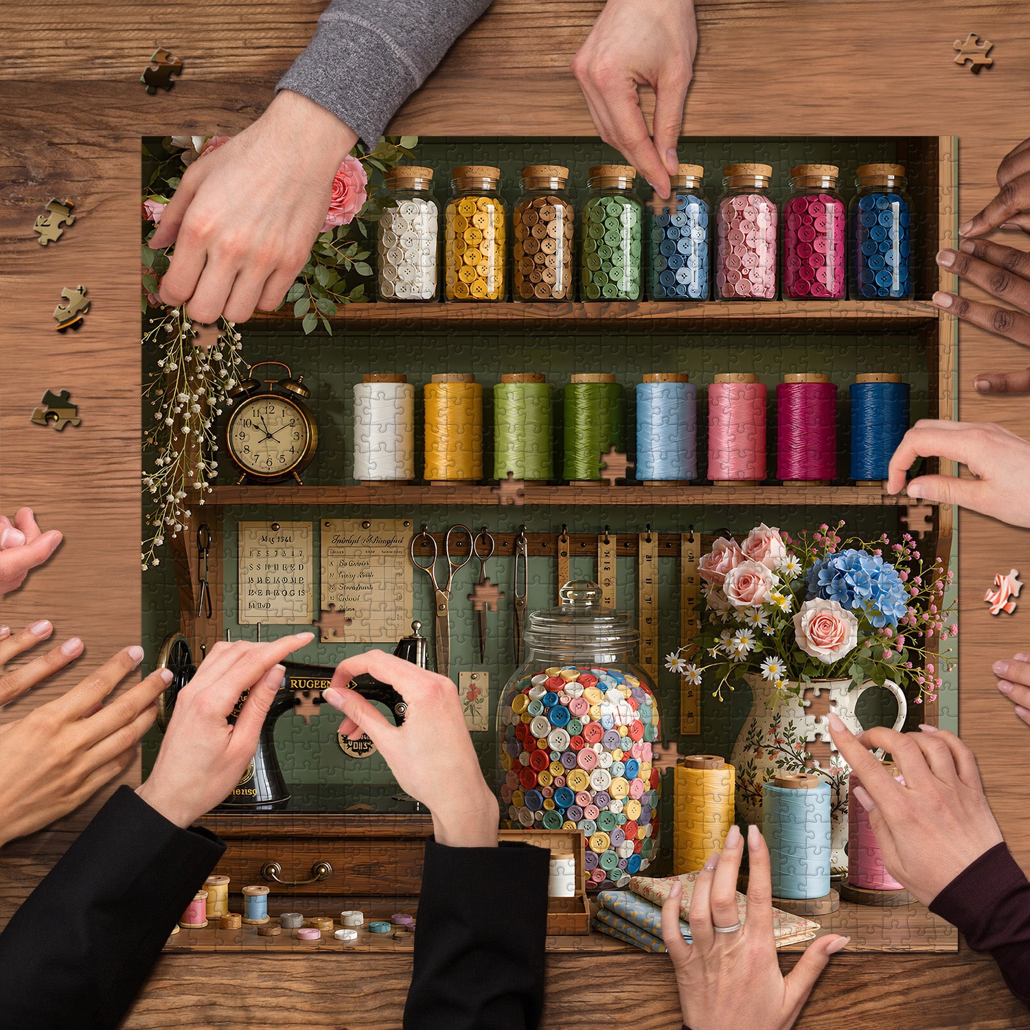 Artisan Buttons Jigsaw Puzzle 1000 Piece