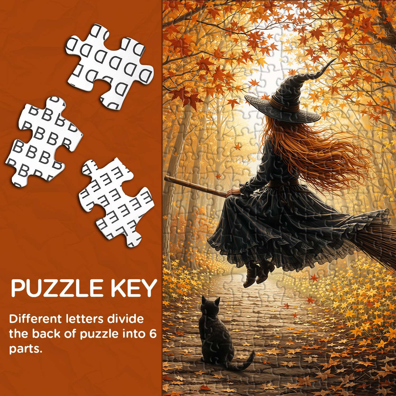 Maple Forest Witch Jigsaw Puzzle 1000 Piece