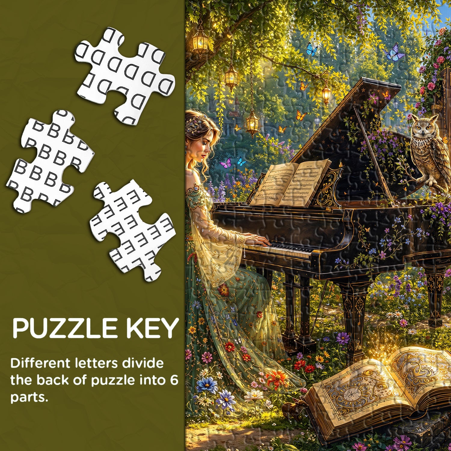 Enchanted Piano Tune Jigsaw Puzzle 1000 Pieces