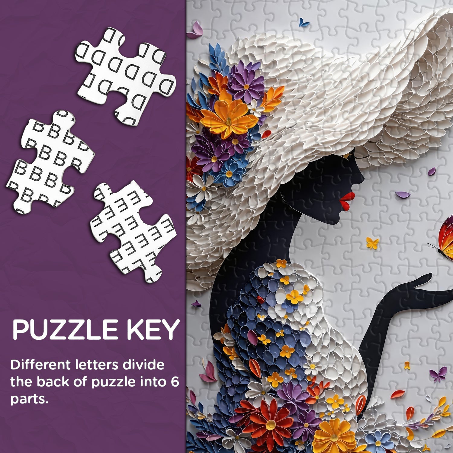 Butterfly Whisper Jigsaw Puzzle 1000 Pieces