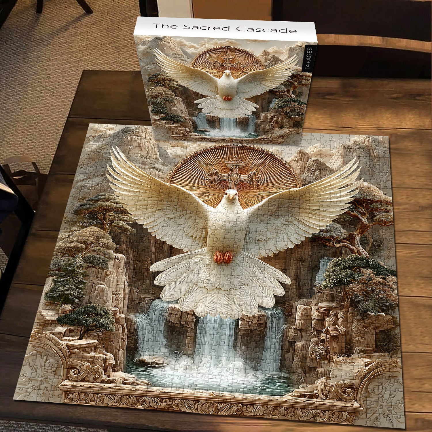 The Sacred Cascade Jigsaw Puzzle 1000 Pieces